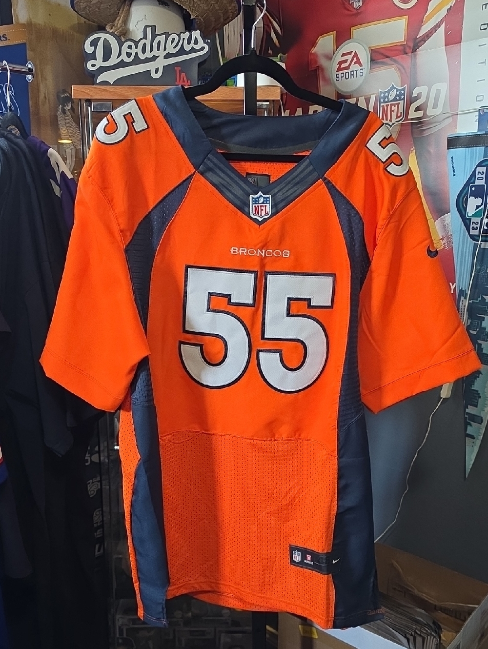 Nike Orange & Navy Brocos #55 Chubb (Replica)